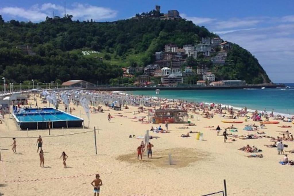 Apartamento A 5Min De La Playa De Ondarreta San Sebastian Ngoại thất bức ảnh